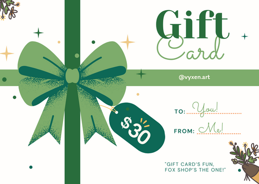 The Fox Shop! Gift Card