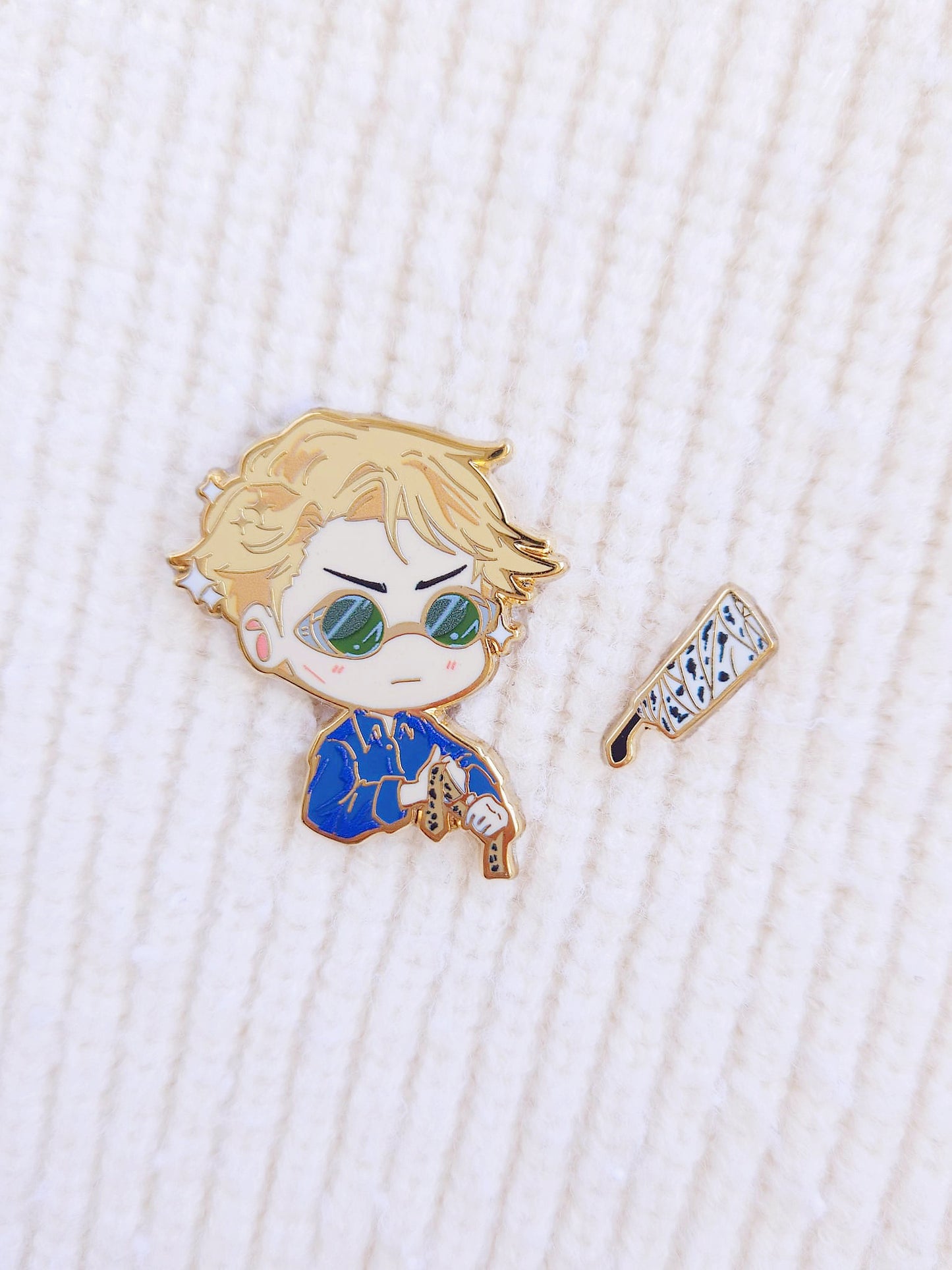 Nanami Enamel Pin 2pc Set - JJK Scene Collection (S2, EP 36)