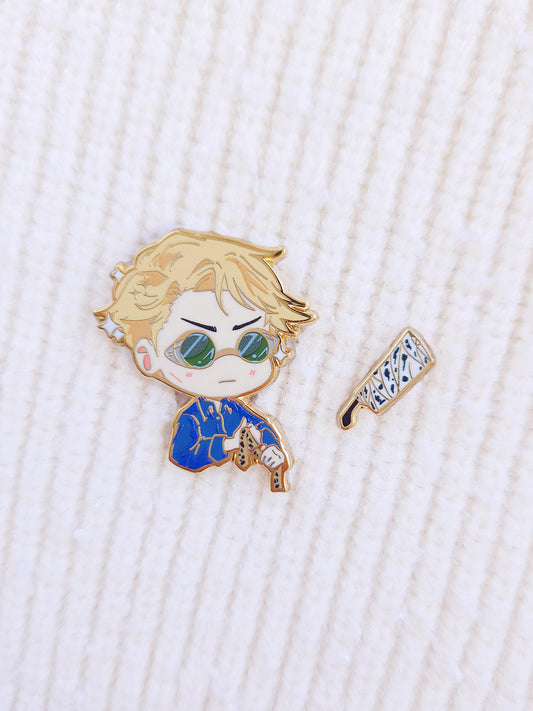 Nanami Enamel Pin 2pc Set - JJK Scene Collection (S2, EP 36)